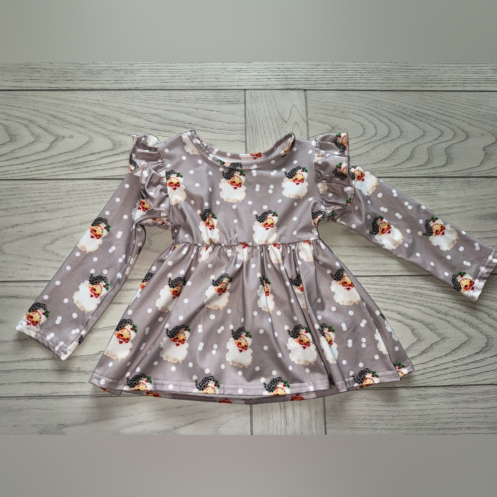 NWOT Adorable Snowman Print Peplum top